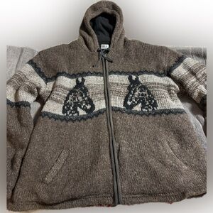 Rocky Mountain Outfitters Mens/Unisex 100% Exterior Wool Sweater